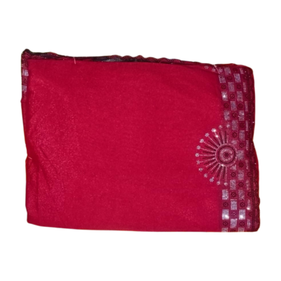 Rainbow style pure fabric Women Stylish Saree