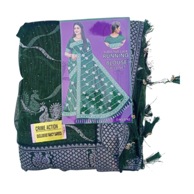 Crime Action Women's Fancy Sarees
