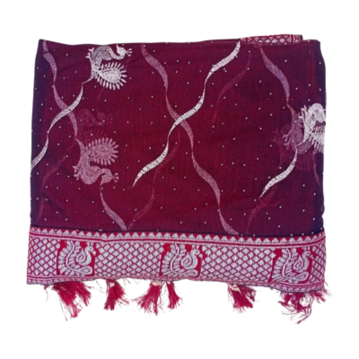 Crime Aesthetic Women's Net Saree