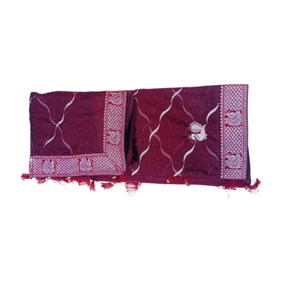 Crime Aesthetic Women's Net Saree