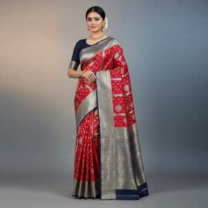 Pavitra Women Saree - Red Color
