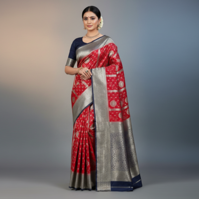 Pavitra Women Saree - Red Color