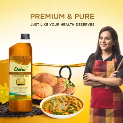 Dabur Cold Pressed Mustard Oil (1 L)