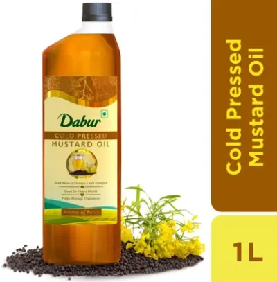 Dabur Cold Pressed Mustard Oil (1 L)