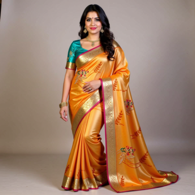 Jimychu Women Stylish Saree