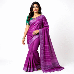 qwen-image-edit_wearing-a-female-model-this-saree (1) Jems Women Saree