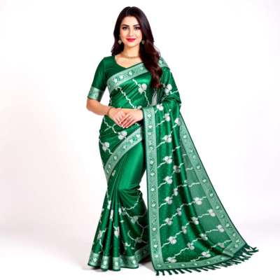 Crime Action Women's Fancy Sarees
