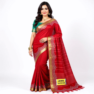 qwen-image-edit_wearing-a-female-model-this-saree Jems Stylish Saree for Women