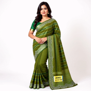 qwen-image-edit_wearing-a-female-model-this-saree Jems Women Saree Stylish