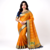 Jems Yellow Women's Saree
