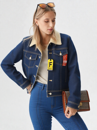 Girls Fancy Denim Jacket