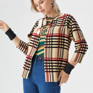 Girls Cotton Full Sleeves Shrug with Pocket