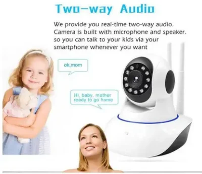 V380 WiFi IP Camera - Dual Antenna Security Solution