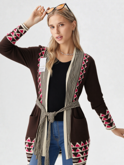 Women's Cotton Full Sleeves Shrug with Pocket