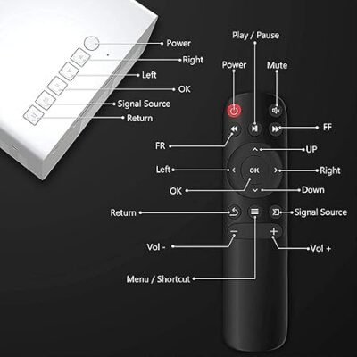 Portable Mini LED Projector - 1080P HD