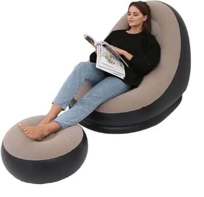 Velvet 2 Seater Inflatable Lounge Chair | Air Sofa