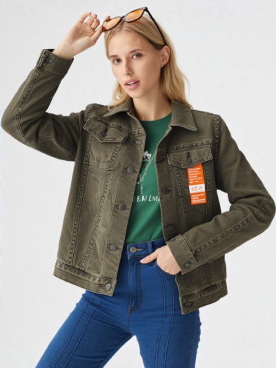 Girls Fancy Full sleeve Denim Jacket