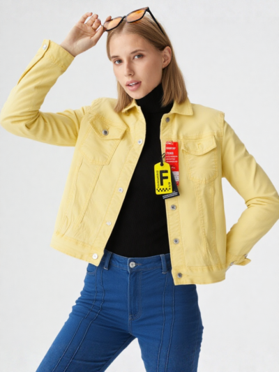 Women's Fancy Jacket| Pure Denim| full-day-Comfort