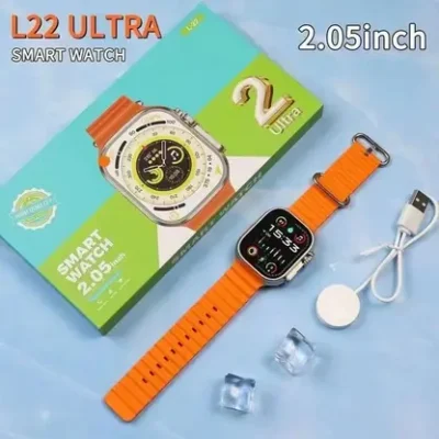 Style Panda L22 Ultra 2 Smartwatch – Orange Strap, 49