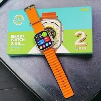 Style Panda L22 Ultra 2 Smartwatch – Orange Strap, 49
