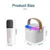 Karaoke Bluetooth Mic for Kids with Bluetooth speaker