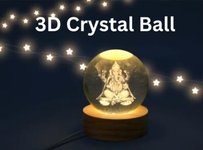 Lord Ganesh Ji Crystal Ball Night Light