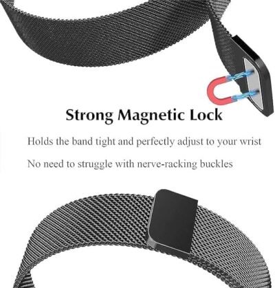 22mm Stainless Steel Chain Watch Strap Band