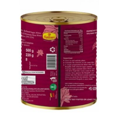 Haldiram's Nagpur Rasgulla Tin - 1 kg