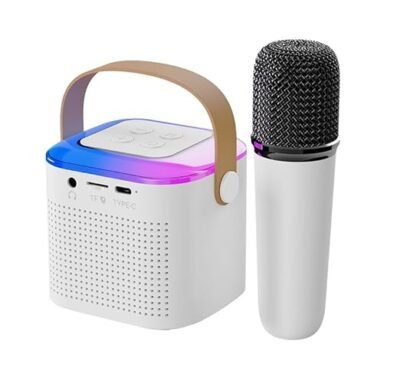 Karaoke Bluetooth Mic for Kids with Bluetooth speaker