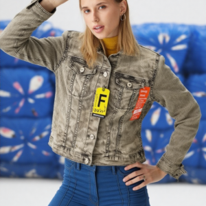 Ladies Stylish Denim Jacket | Pre woolen Jacket