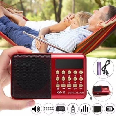 5W Bluetooth Speaker – Stylish Red