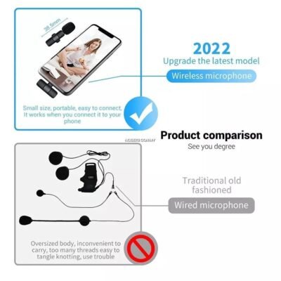 K8 Wireless Clip Microphone