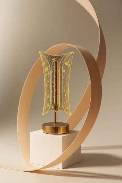Crystal Table Lamp - Touch Control & USB Rechargeable