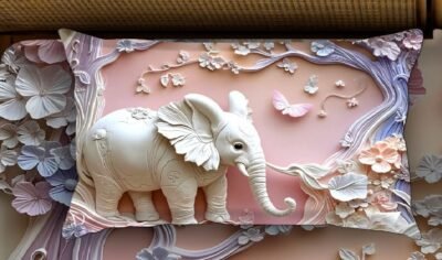 Laying Style™ Heavy 7D Digital Glace Cotton Bedsheet