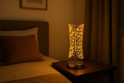 Crystal Table Lamp - Touch Control & USB Rechargeable