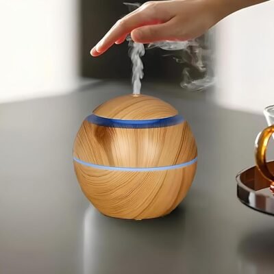 Wood Cool Mist Ultrasonic Humidifier for Room Moisture