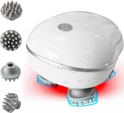 Electric Head & Scalp Massager with Advanced Red Light Therapy