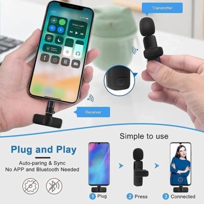 K8 Wireless Clip Microphone