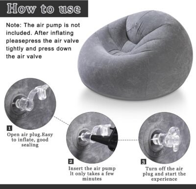 Inflatable Bean Bag Chairs for Ultimate Comfort