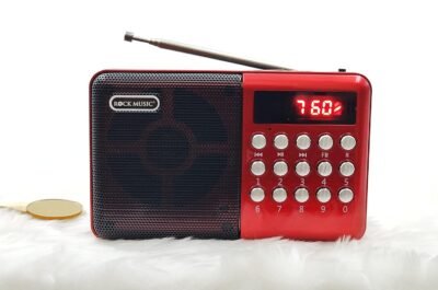 5W Bluetooth Speaker – Stylish Red