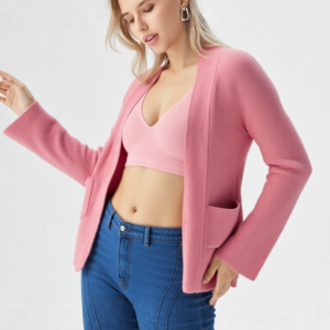 Ladies Cotton Full Sleeves Shrug with Pocket