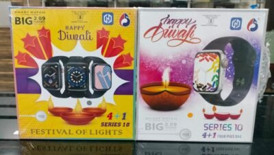 4-in-1 Diwali Combo Smart Watch for Men and Women