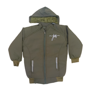 Kids Poka Jacket with Cap for winters