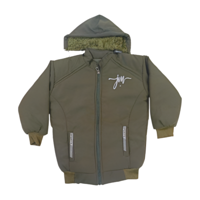 Kids Poka Jacket with Cap for winters