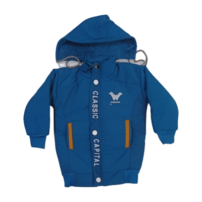 Boys Tpu fabric Jacket with Cap for winters