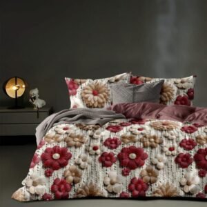 MONISTIC Home 7D Print Cotton Bedsheet