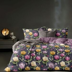 MOSHO Glace Cotton Bedsheet – Comfortable Elegance