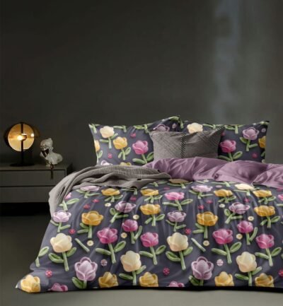 MOSHO Glace Cotton Bedsheet – Comfortable Elegance