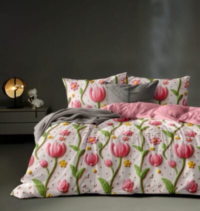 Elegant Bedsheet Set with Pillow Covers