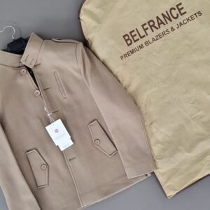 Premium Tweed Satin Jacquard Jacket for Men